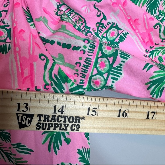 Lilly Pulitzer Winifred Off-The-Shoulder Top Mandevilla Baby Always Worth Size S - Picture 11 of 14